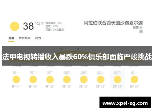 法甲电视转播收入暴跌60%俱乐部面临严峻挑战